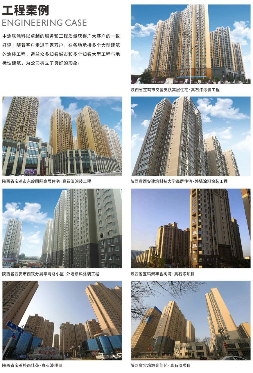 陜西省真石漆/外墻涂料涂裝工程(圖1)